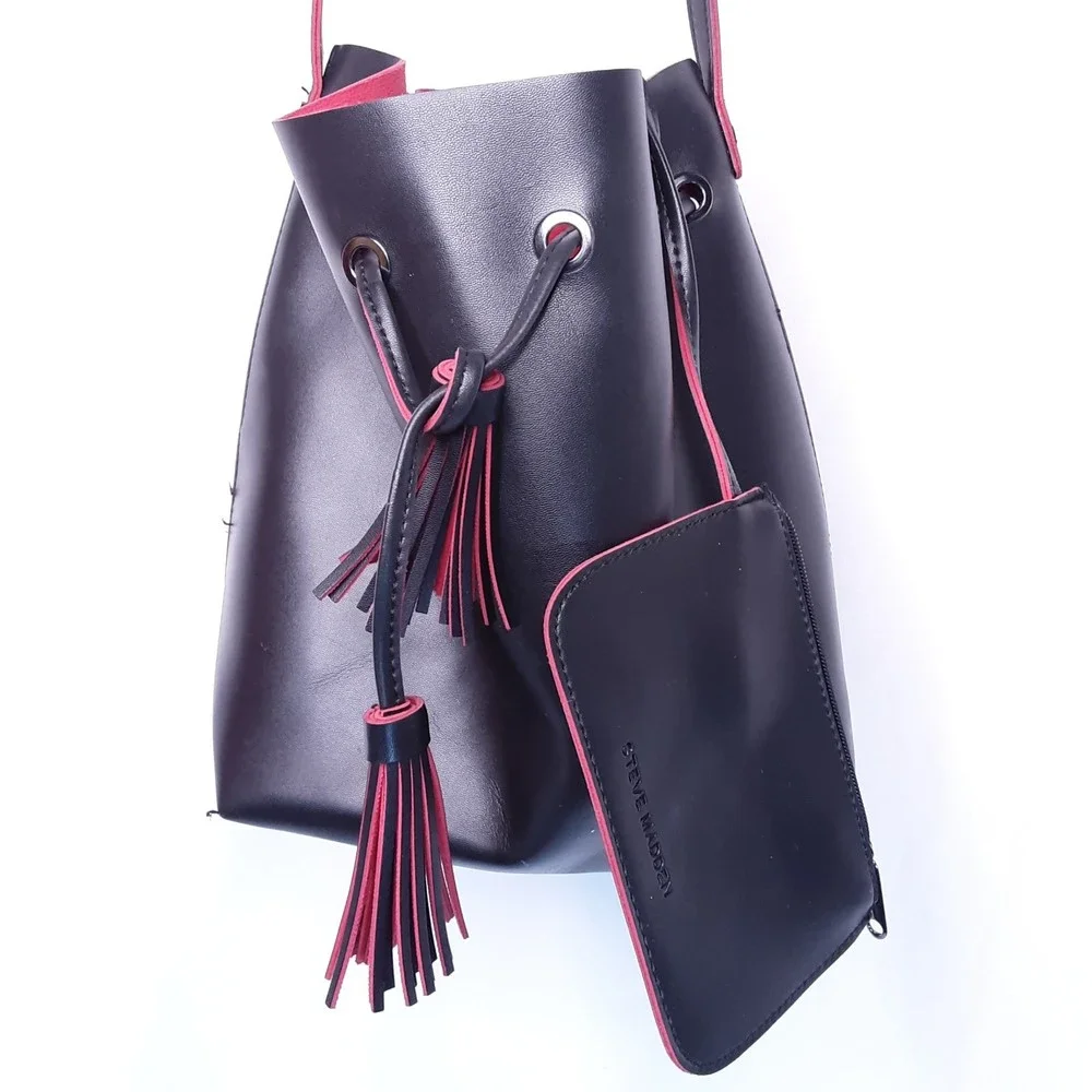 💎Steve Madden Bag Hobo Crossbody With Drawstring Closure and Coin Purse